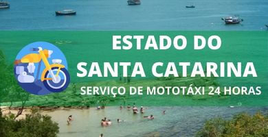Serviço de Mototáxi 24 horas Santa Catarina