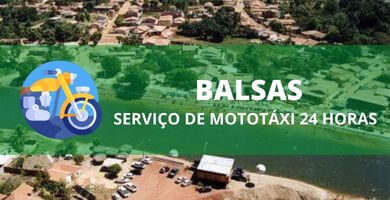 Serviço de Mototáxi 24 horas balsas