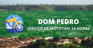 Serviço de Mototáxi 24 horas dom pedro