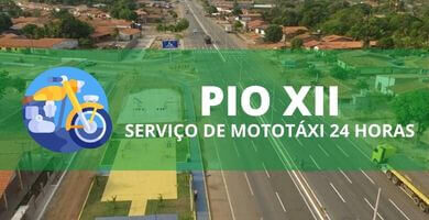 Serviço de Mototáxi 24 horas pio xii