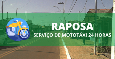 Serviço de Mototáxi 24 horas raposa
