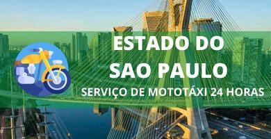 Serviço de Mototáxi 24 horas sao paulo