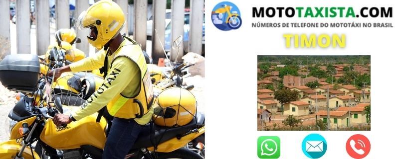 Números de Moto Táxi no Timon 4 moto taxis whatsapp timon