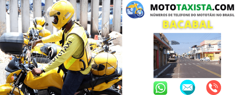 mototaxista whatsapp Bacabal